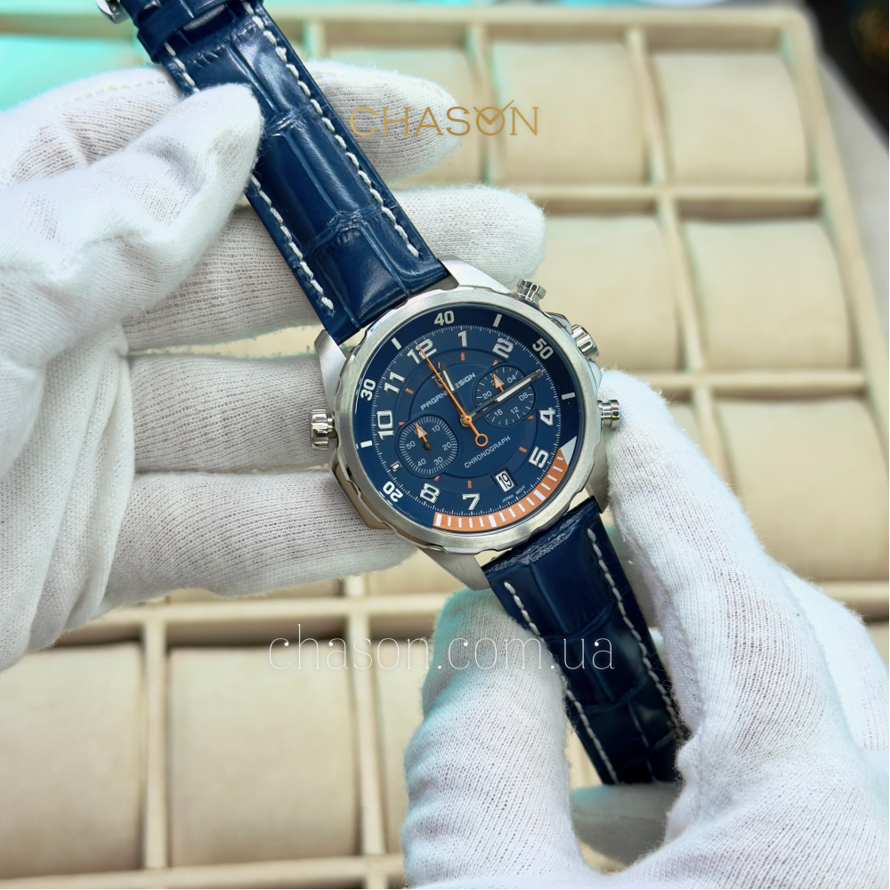 Чоловічий годинник Pagani Design PD-1811 Blue-Silver