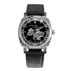Годинник наручний Awarder 021-3D Де би не була Silver-Black-Black Leather Годинник наручний Awarder 021-3D Де би не була Silver-Black-Black Leather