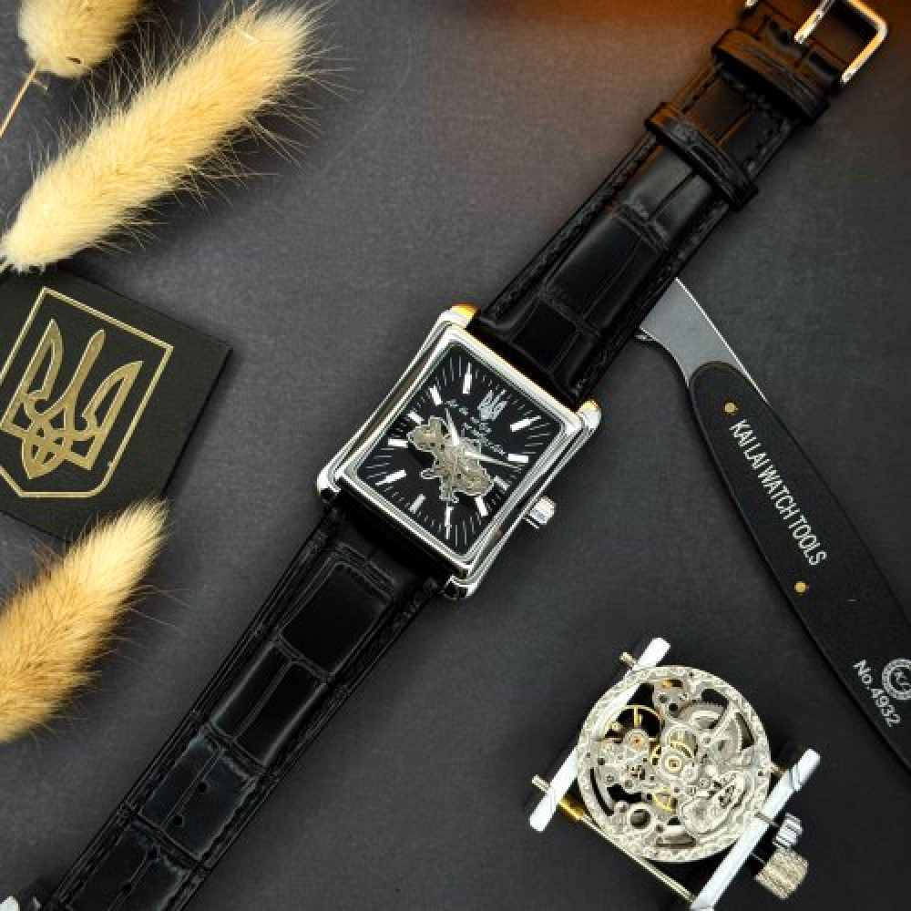 Годинник наручний Awarder 053 Де би не був Silver-Black 