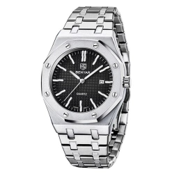 Чоловічий годинник Benyar BY-5156 Silver-Black Чоловічий годинник Benyar BY-5156 Silver-Black