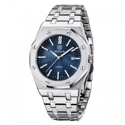 Чоловічий годинник Benyar BY-5156 Silver-Blue 1 Чоловічий годинник Benyar BY-5156 Silver-Blue 1