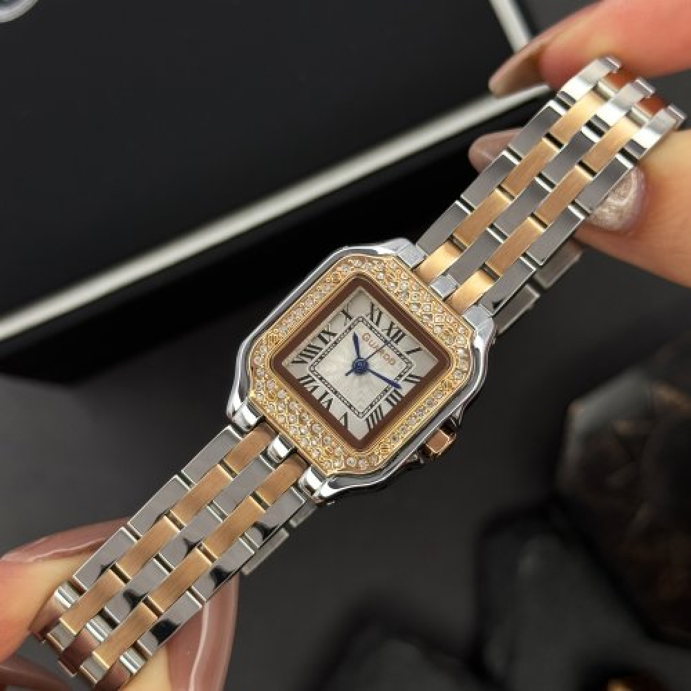  Жіночий годинник GUARDO 012830-5 silver-gold-white
