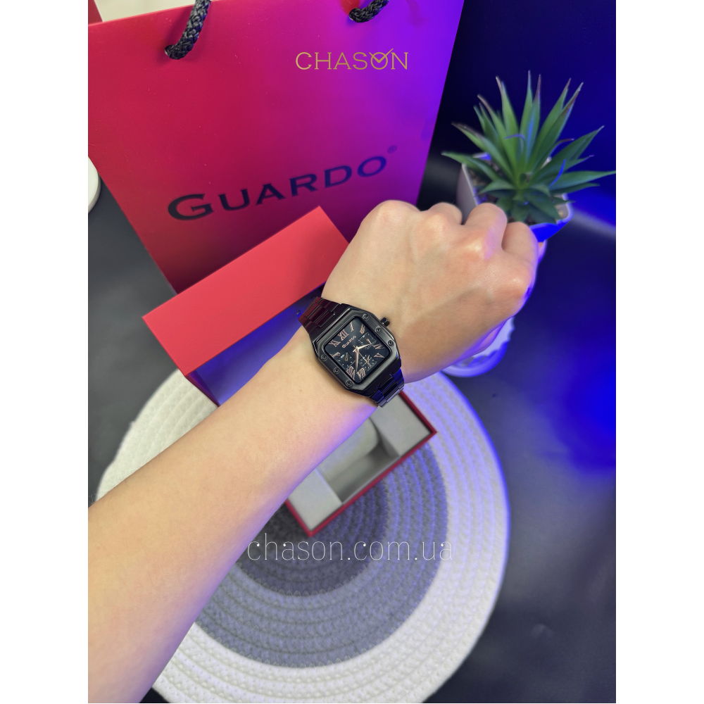 Жіночий годинник GUARDO 012727-4 L (all black)