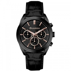  Чоловічий годинник GUARDO 012836-3 allblack