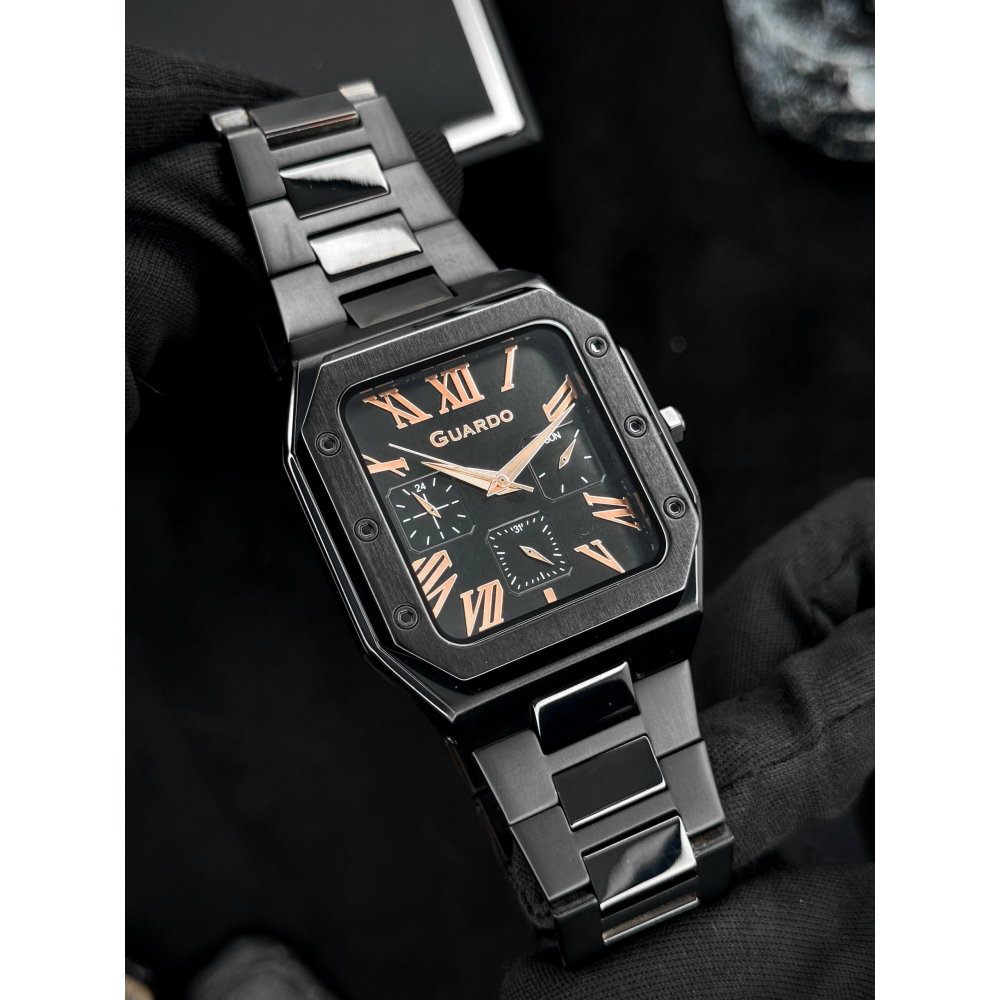 Мужские часы GUARDO 012726-4 M (all black)