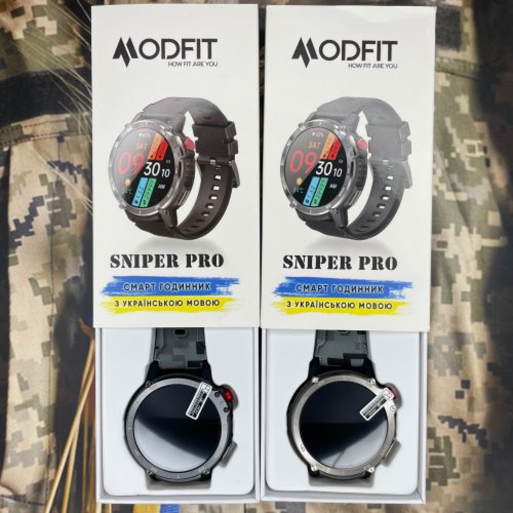 Розумний годинник Modfit Sniper Pro All Black