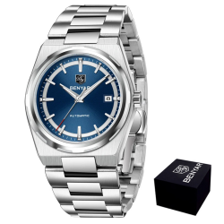 Чоловічий годинник Benyar BY-5203 Silver-Blue Чоловічий годинник Benyar BY-5203 Silver-Blue